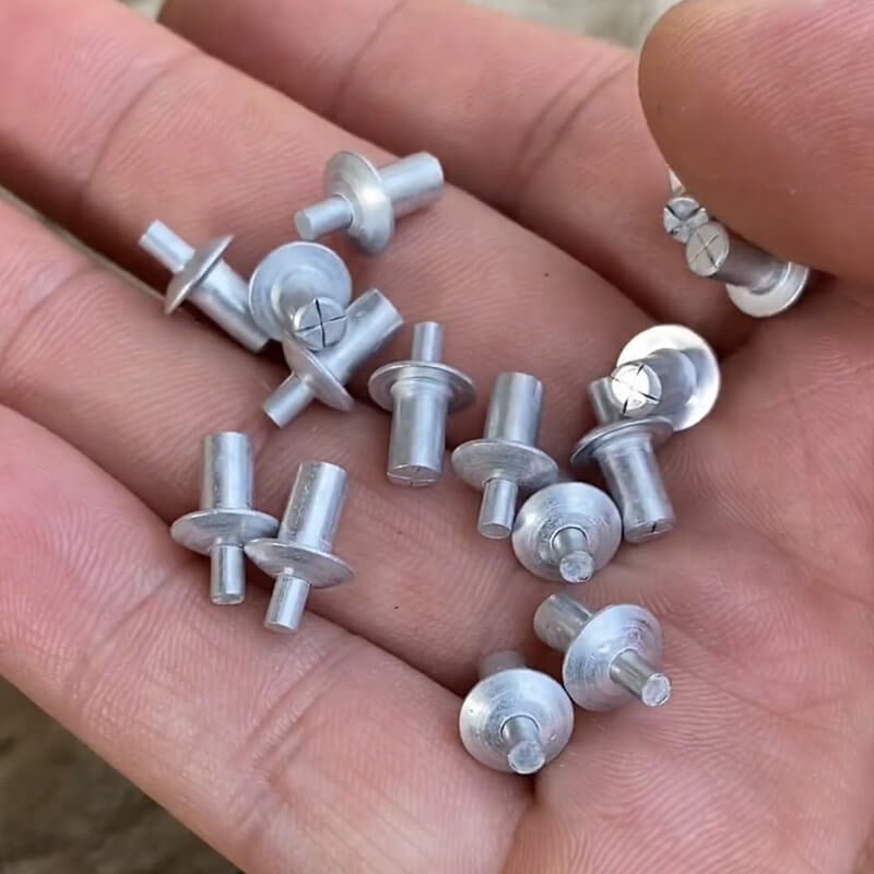 DriftPin Aluminum Drive Rivets | 5 mm Repair Fasteners for Quick Hammer Installation 