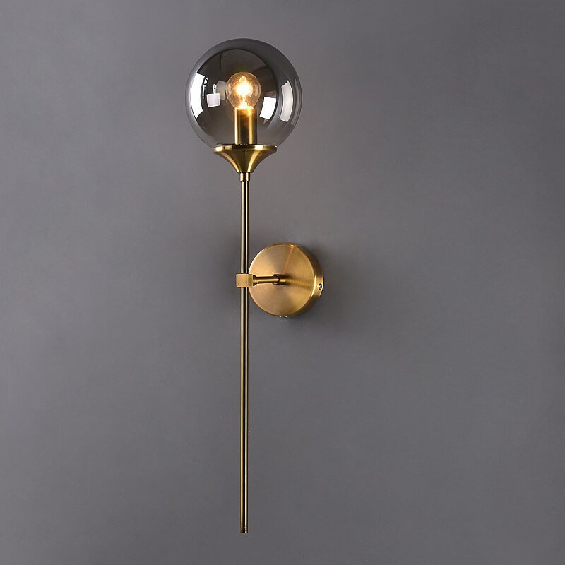 Drip-Shaped Wall Sconce with Touch Control and LED Bulbs – Elegant Wall Lighting for Bedrooms and Hallways 