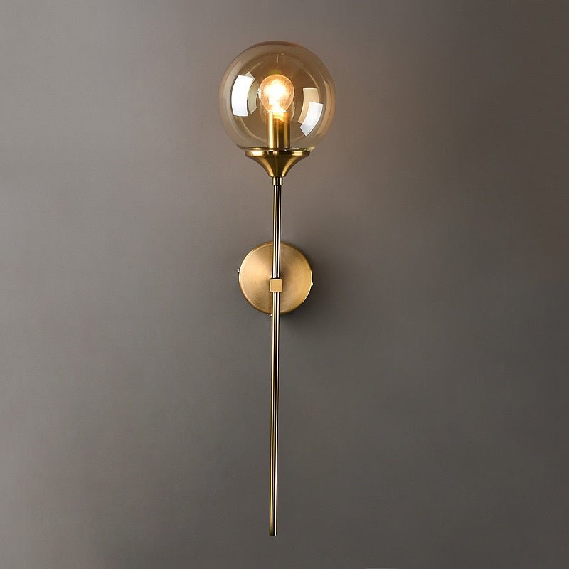 Drip-Shaped Wall Sconce with Touch Control and LED Bulbs – Elegant Wall Lighting for Bedrooms and Hallways 