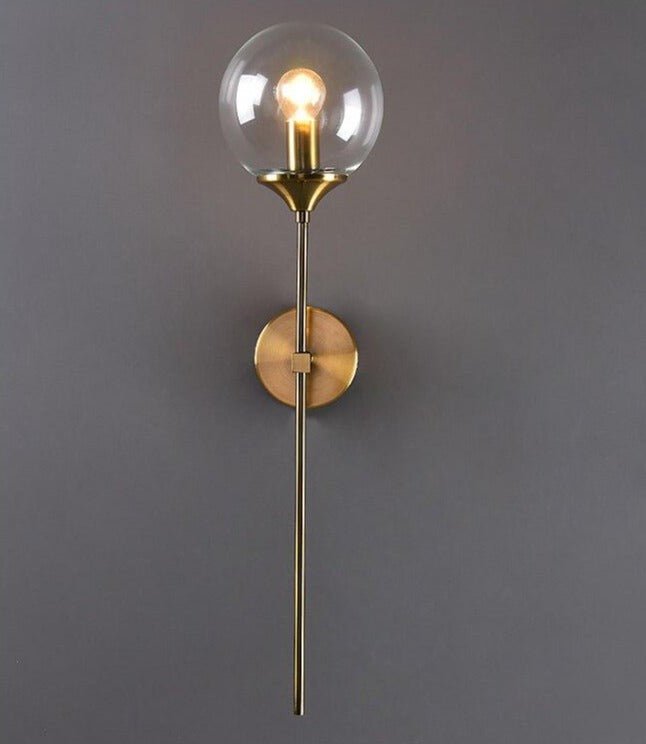 Drip-Shaped Wall Sconce with Touch Control and LED Bulbs – Elegant Wall Lighting for Bedrooms and Hallways 