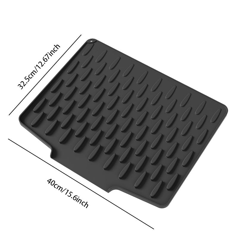 Dripease Kitchen Mat | Silicone, Fast Water Drainage, Heat-Resistant 