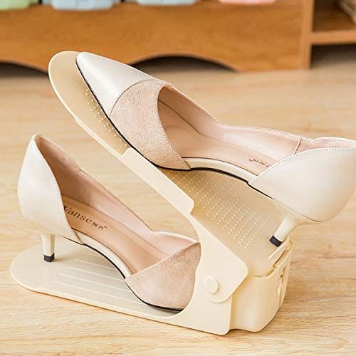 Dura Shoe Organizer | Adjustable Plastic Shoe Rack for Closet 