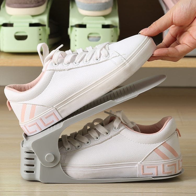 Dura Shoe Organizer | Adjustable Plastic Shoe Rack for Closet 