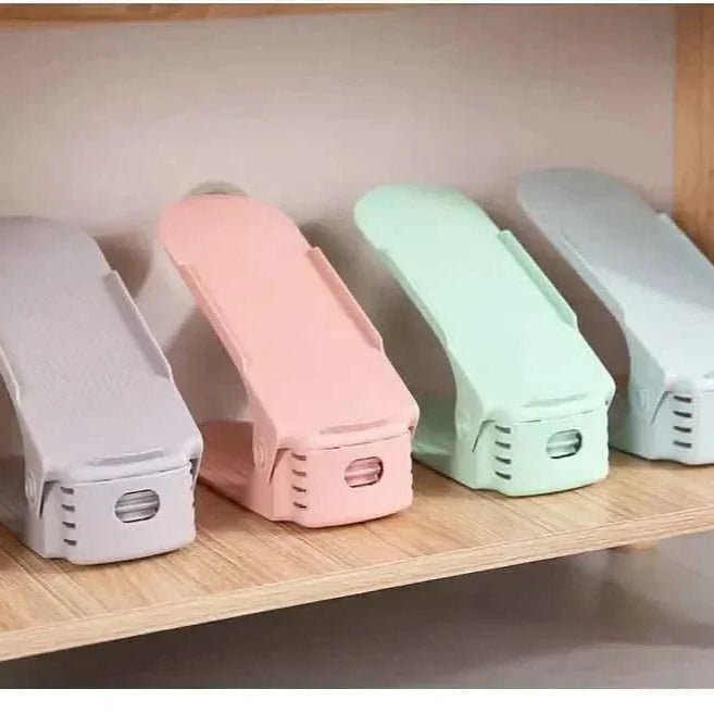 Dura Shoe Organizer | Adjustable Plastic Shoe Rack for Closet 