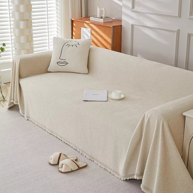 Durable Chenille Couch Cover for Family Protection – Stylish and Easy to Maintain 
