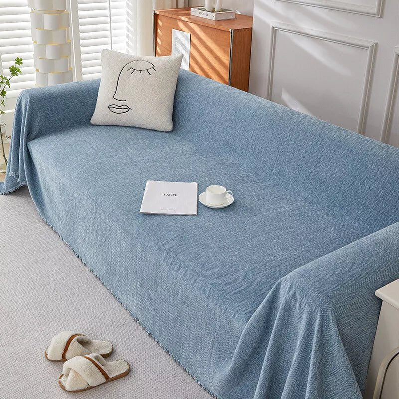 Durable Chenille Couch Cover for Family Protection – Stylish and Easy to Maintain 