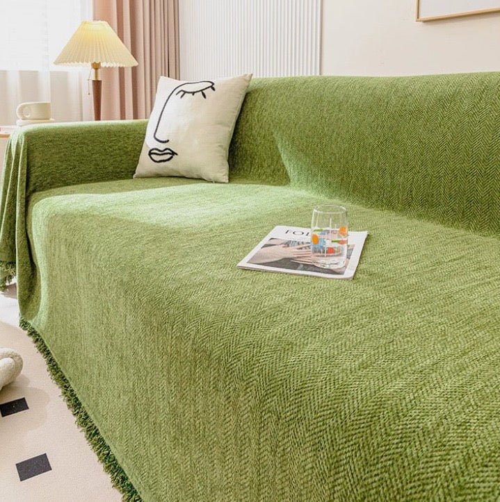 Durable Chenille Couch Cover for Family Protection – Stylish and Easy to Maintain 