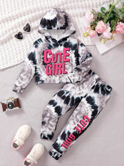 Children's Tie-Dye Hoodie & Pants Set 