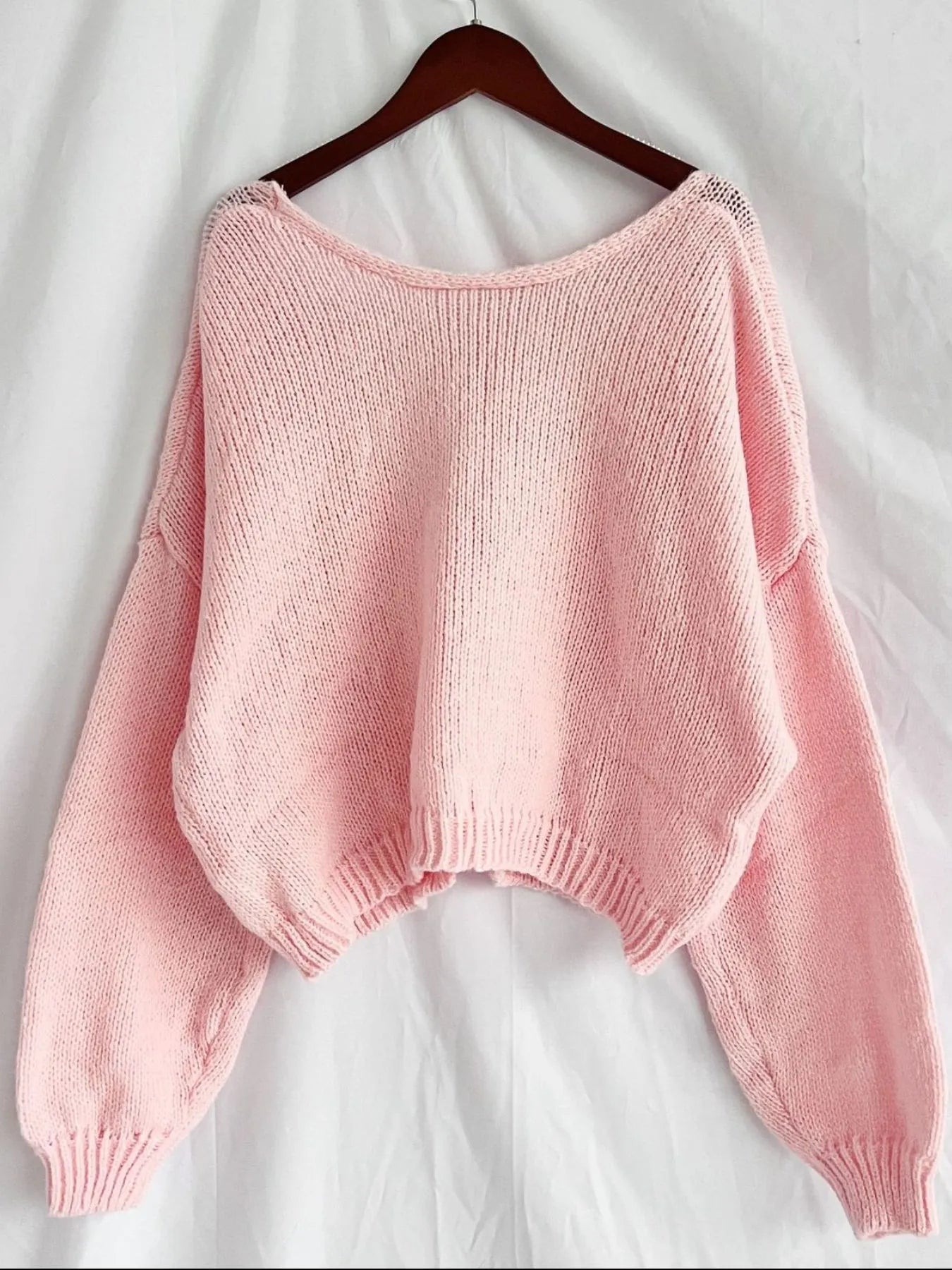 Tied Drop Shoulder Cardigan 