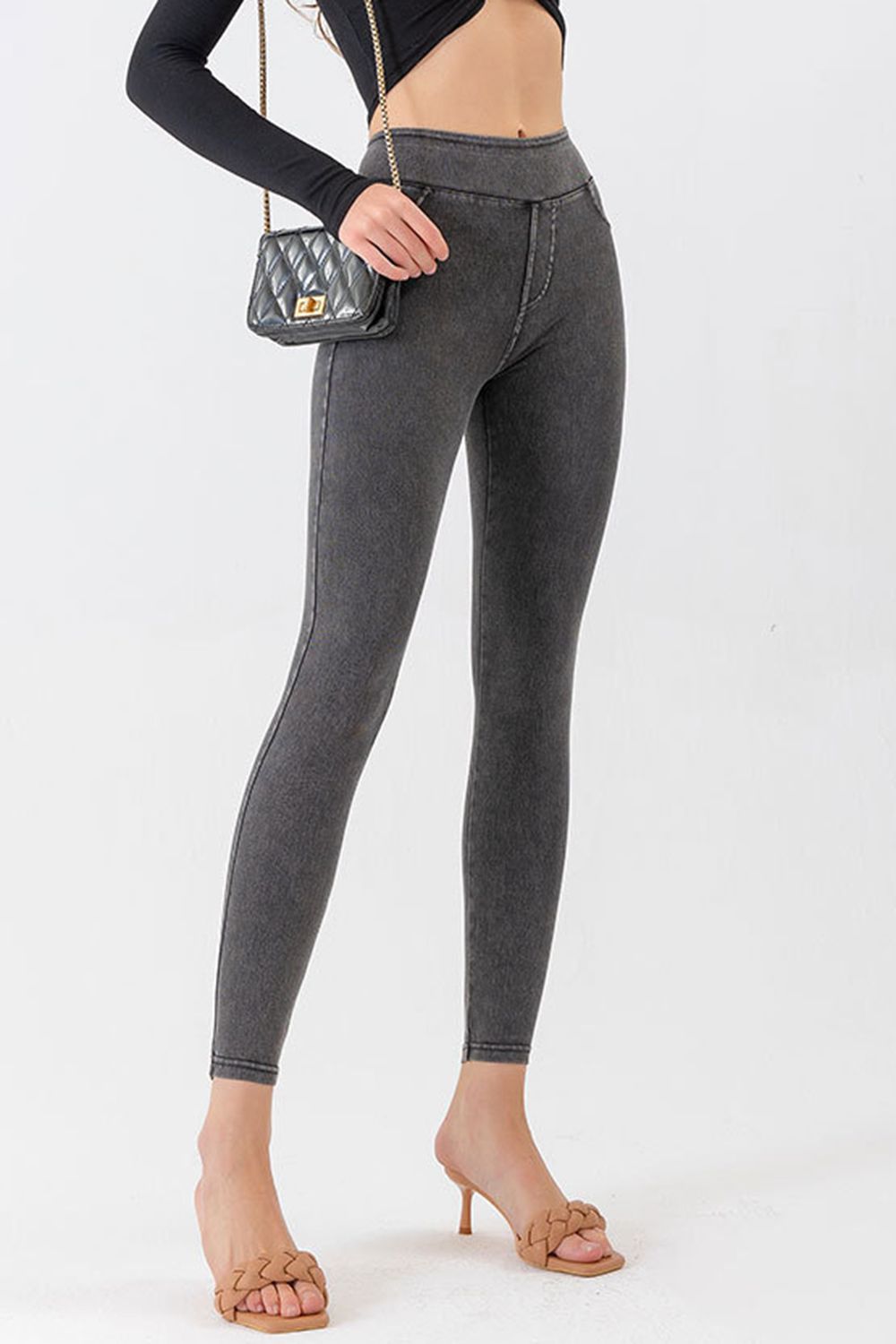 High Waist Skinny Jeans 