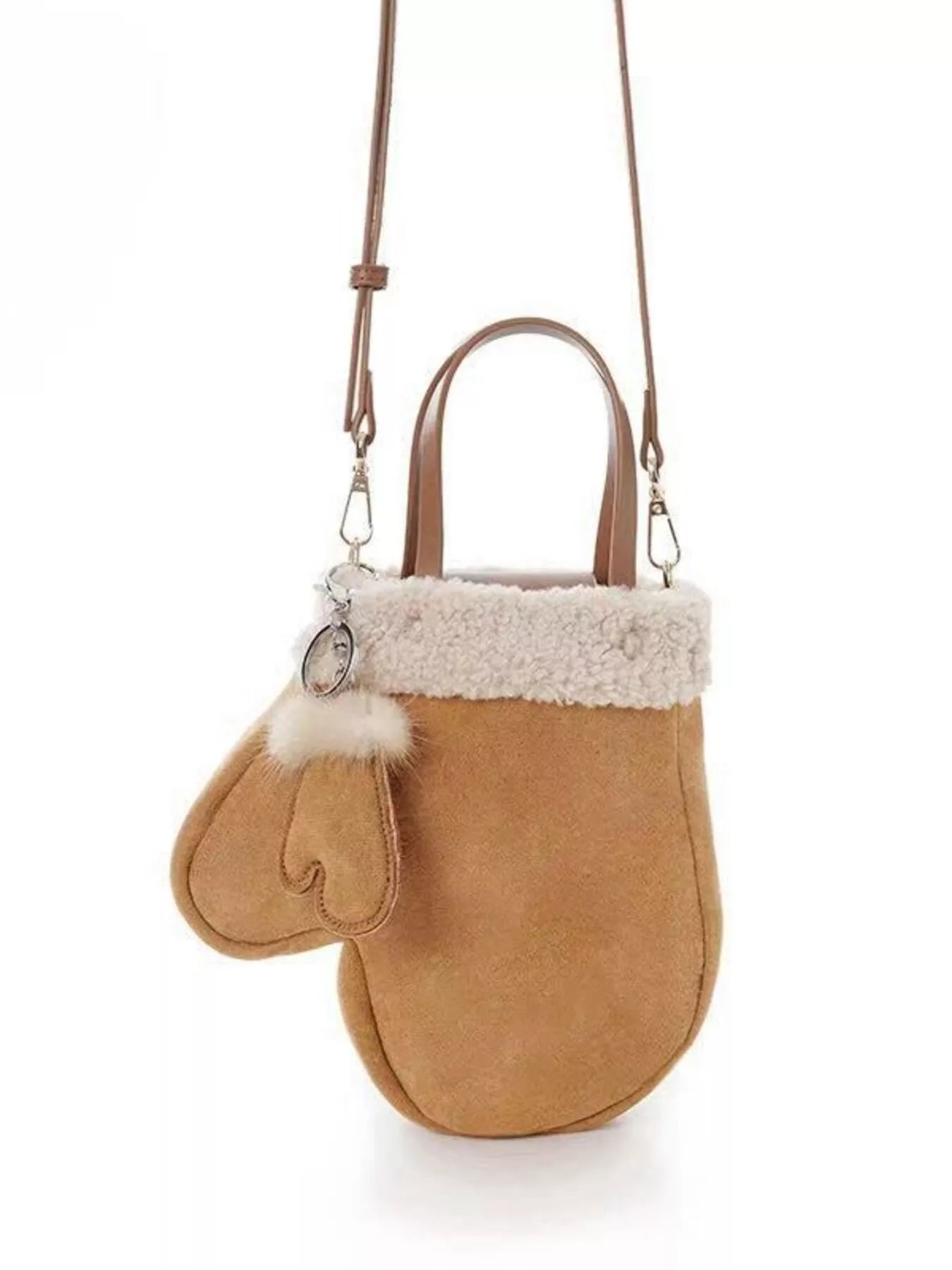 Mitten-Shaped Handbag 