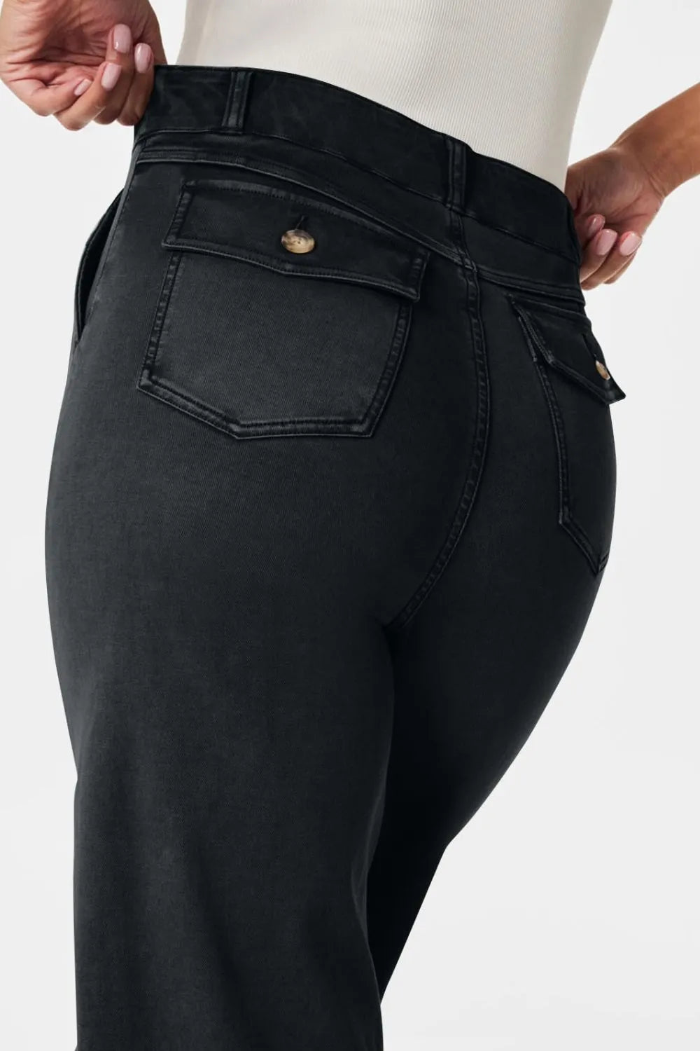 High Waist Jeans with Pockets 