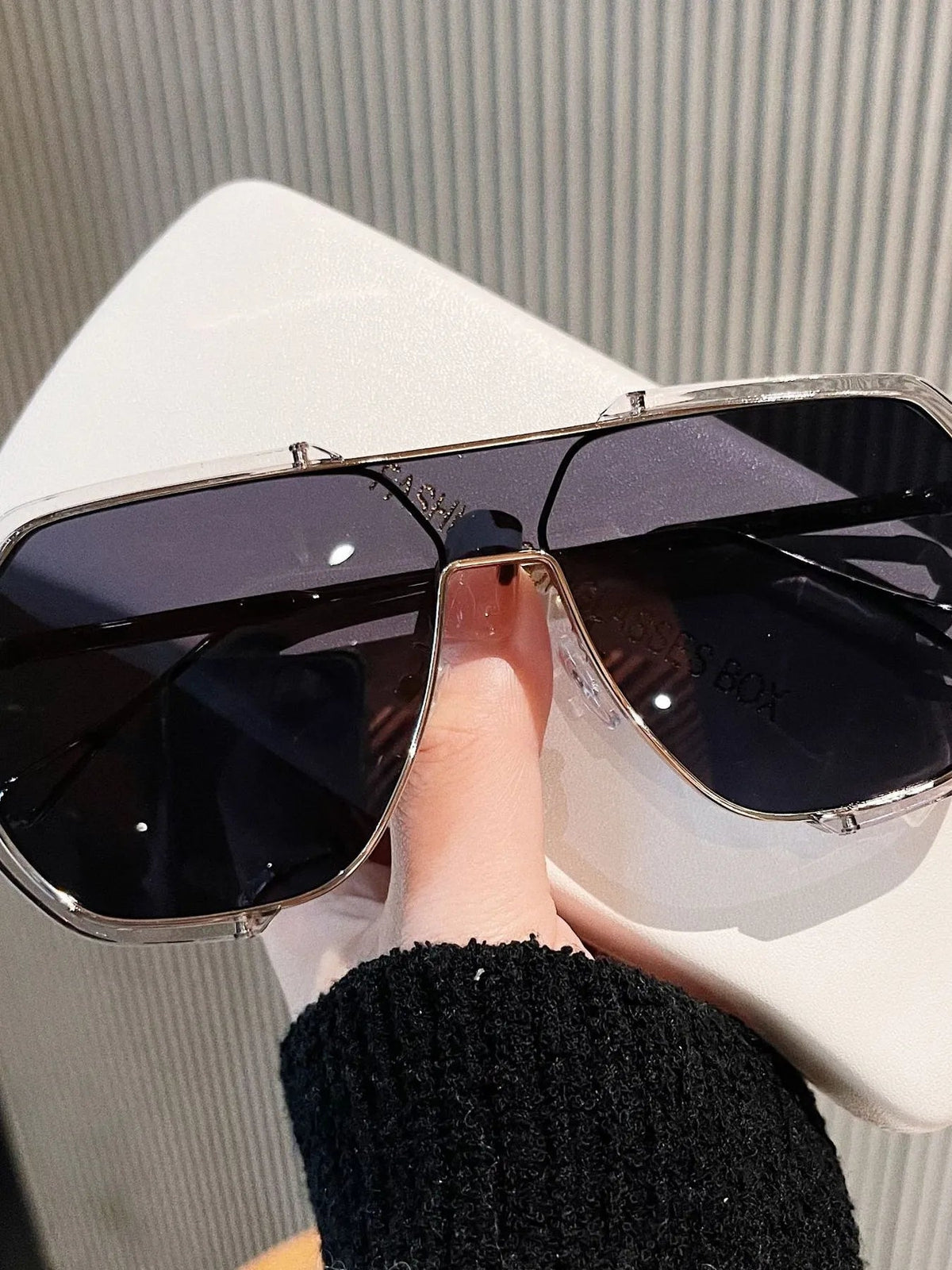 UV Protection Oversized Sunglasses 