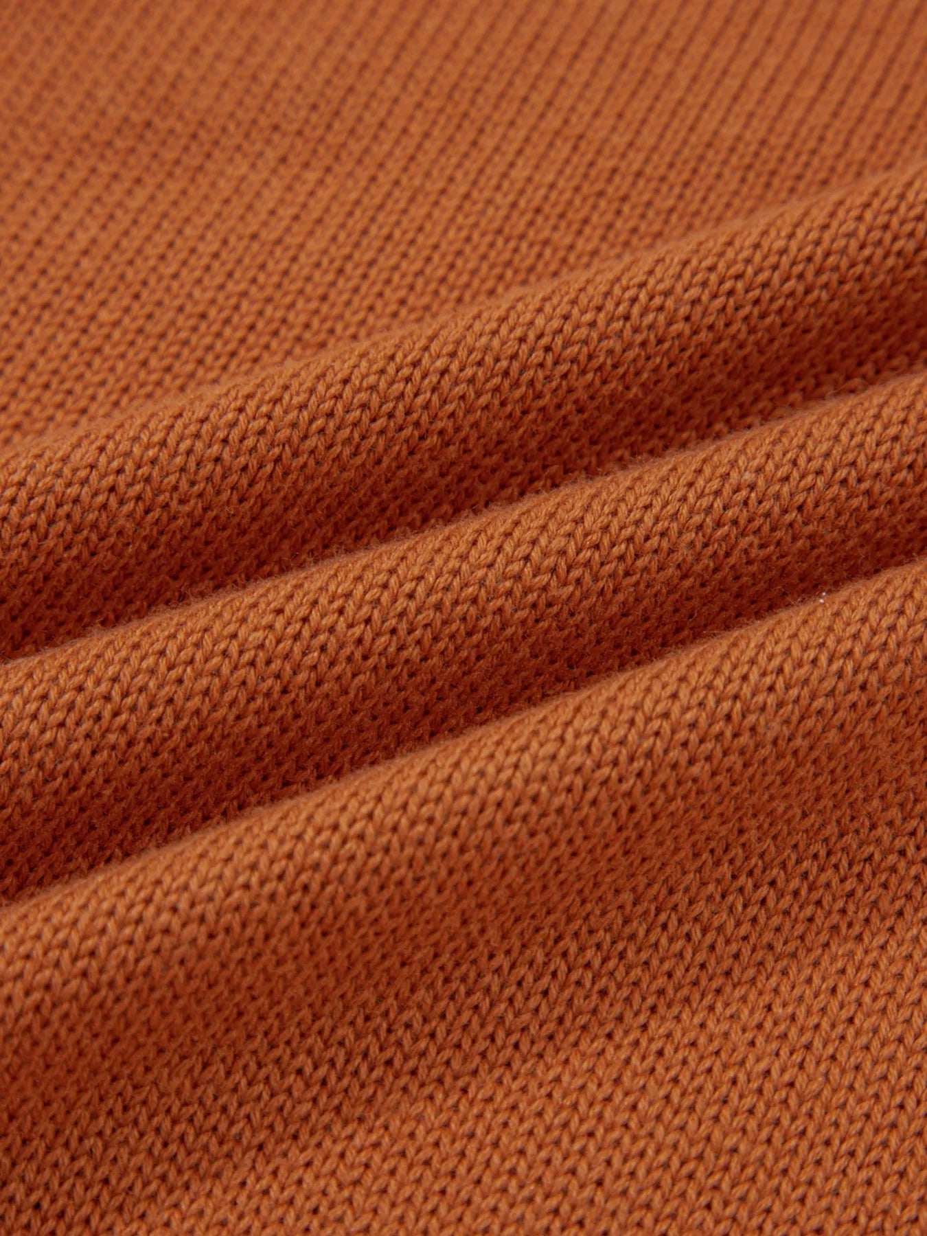 Solid Color Ribbed Trim Drop Shoulder Sweater 