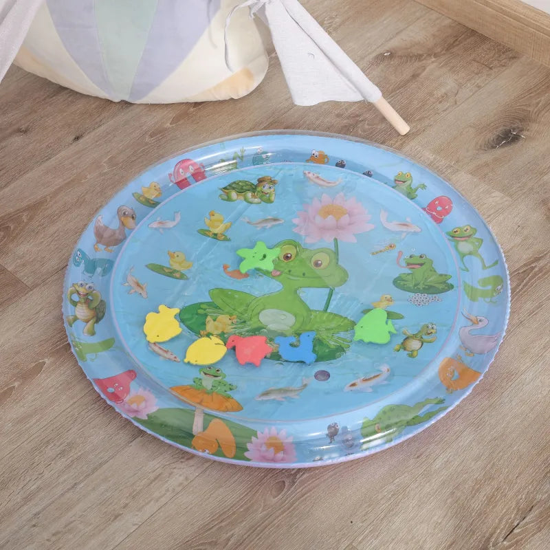 Bring Fun and Comfort to Playtime with the Cartoon Water Cushion Mat 