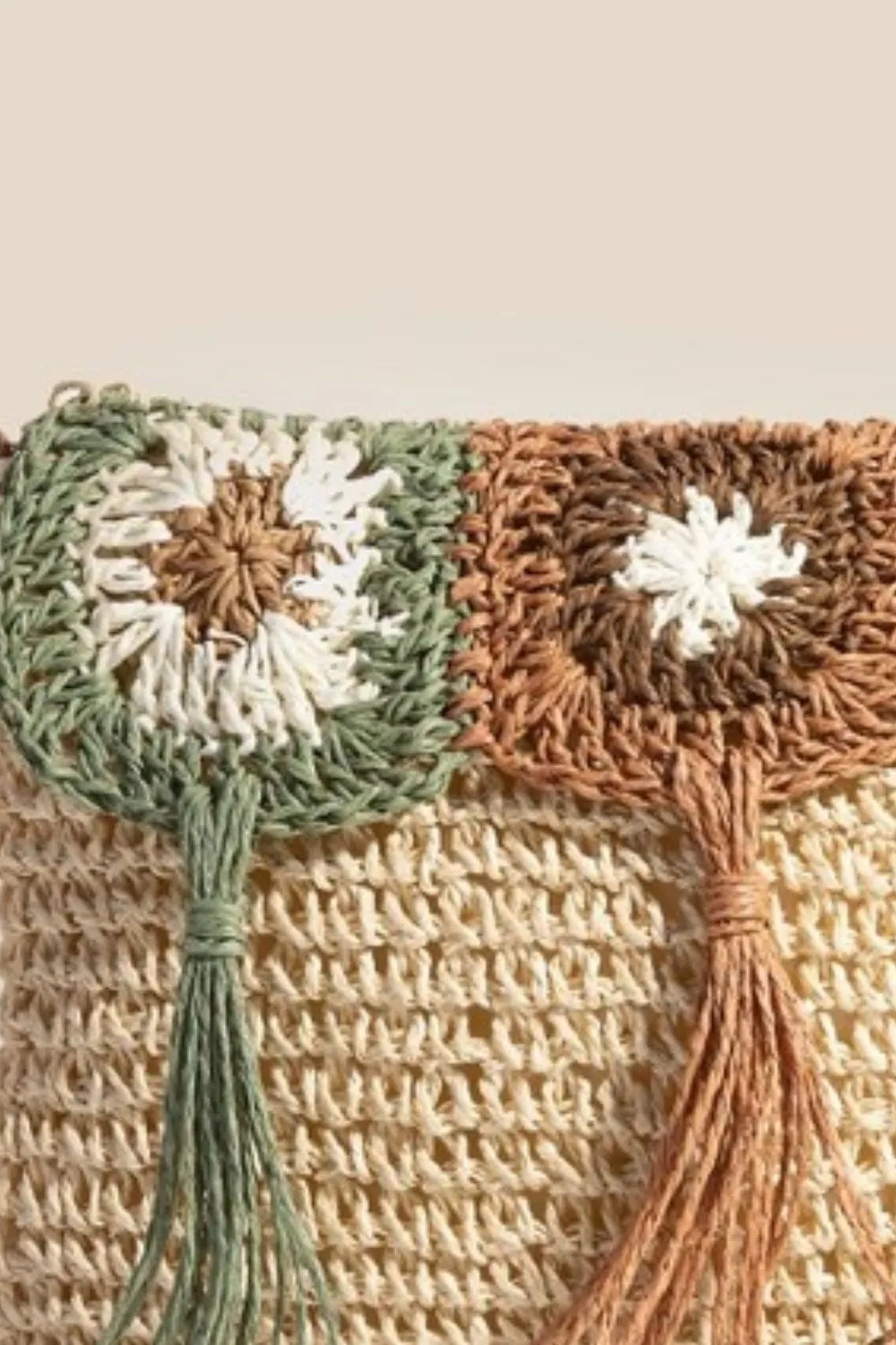 Fame Intricate Tassel Braided Crossbody Bag 