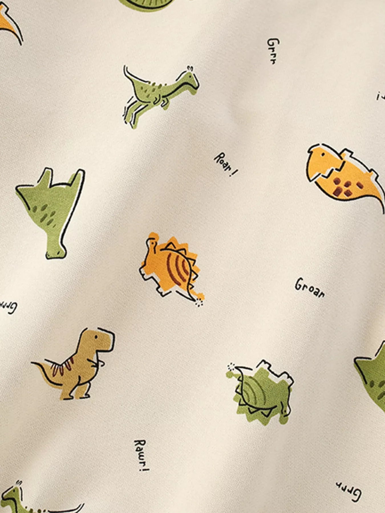 Children's Dinosaur Print Crew Neck Sweatshirt 