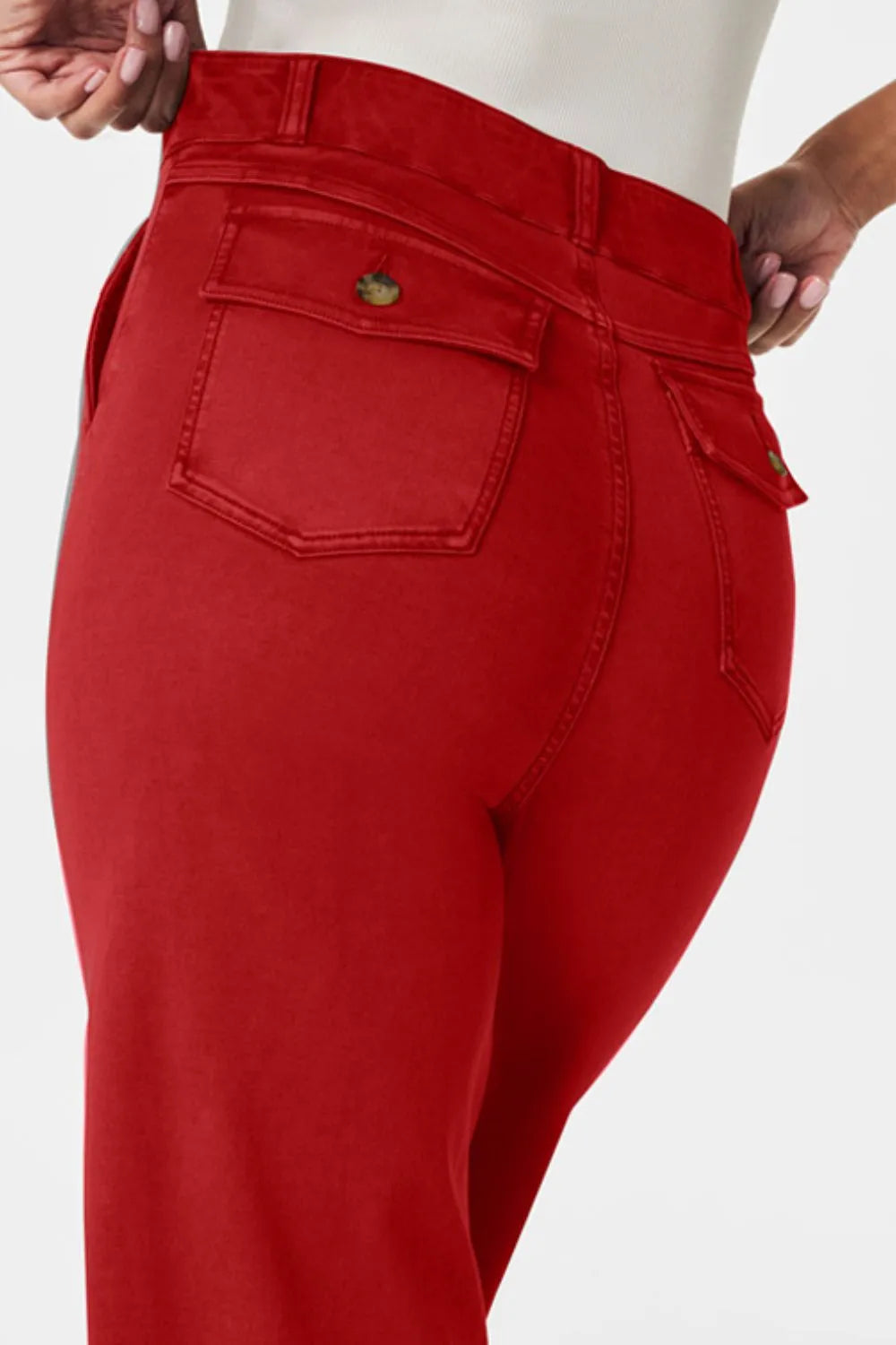 High Waist Jeans with Pockets 