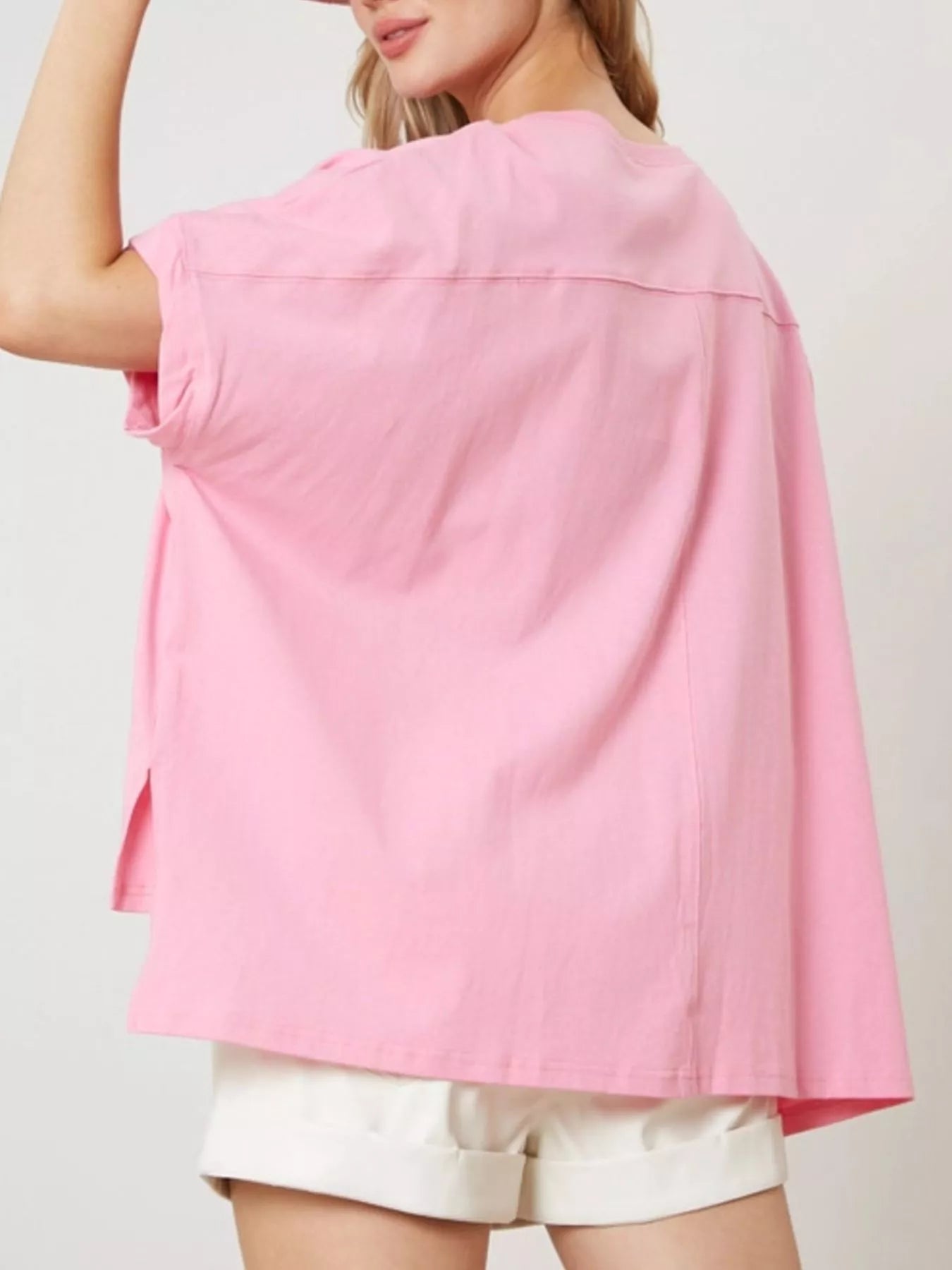 Flip-Flop Print Round Neck Casual T-Shirt 