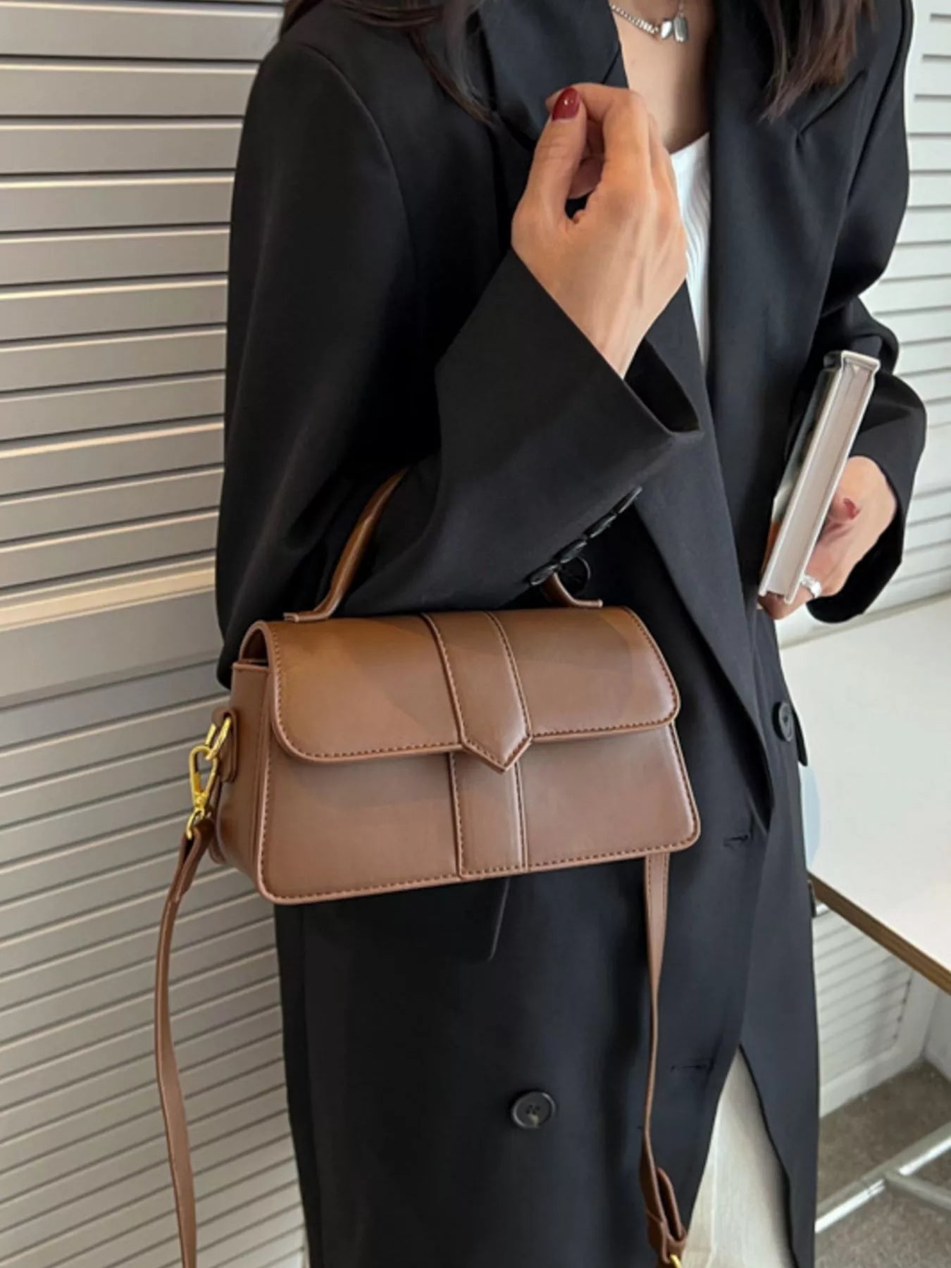 Top Handle Crossbody Bag 