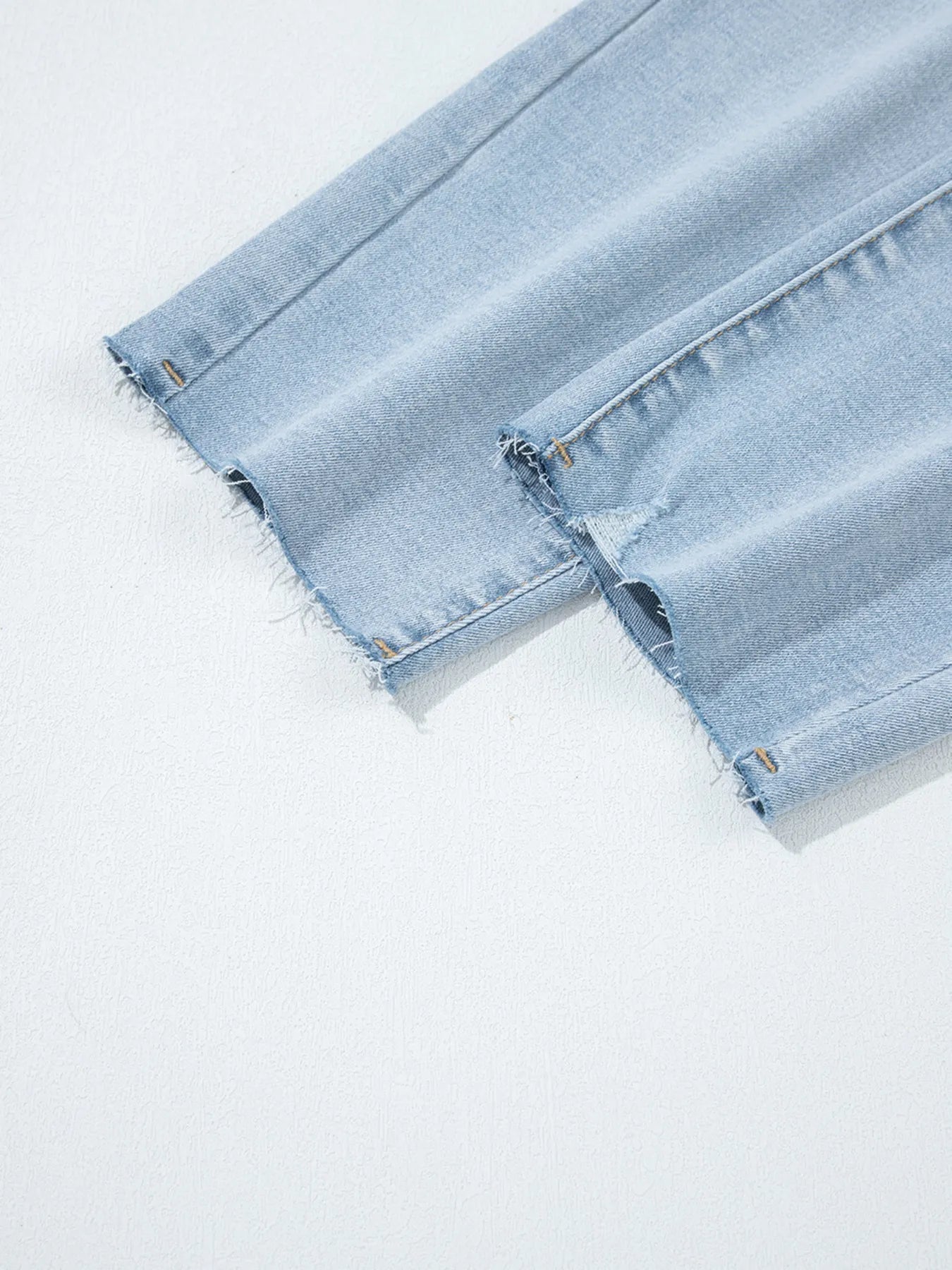 Mid Rise Ankle-Length Distressed Skinny Jeans 
