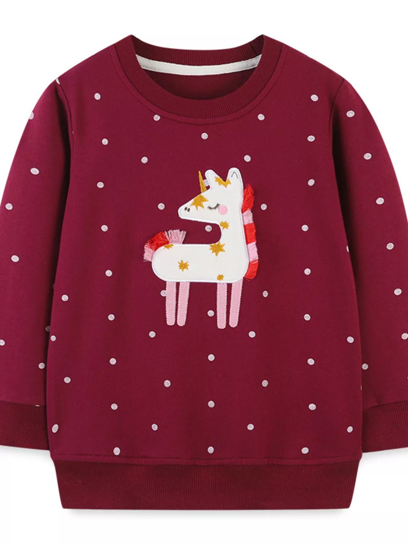Children's Unicorn Round Neck Sweatshirt 