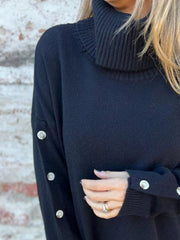 Full Size Turtleneck Long Sleeve Sweater Plus Size 