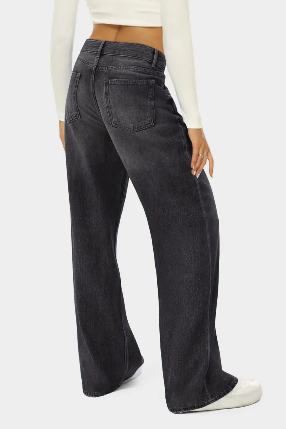 High Waist Wide Leg Jeans 