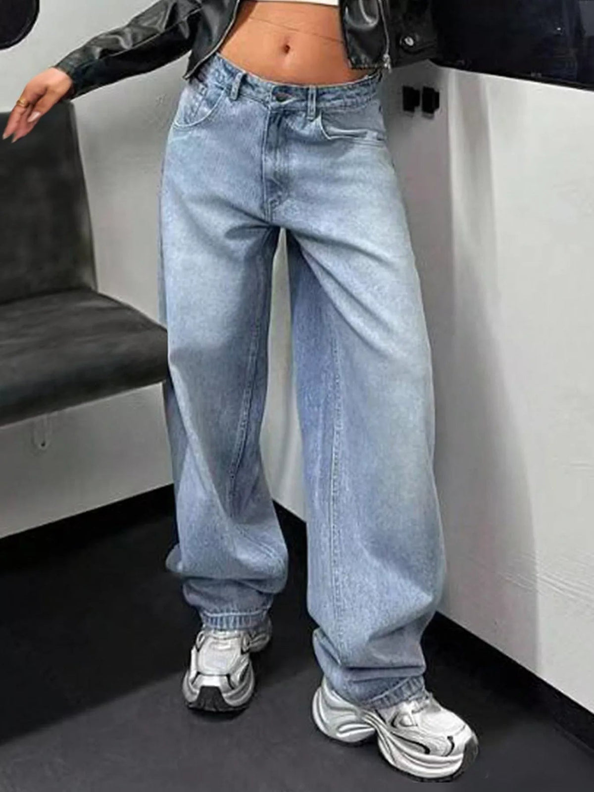 Baggy Wide Leg Jeans 