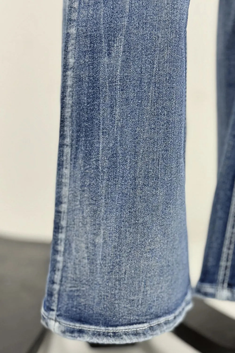 Star Embroidered Bootcut Jeans 