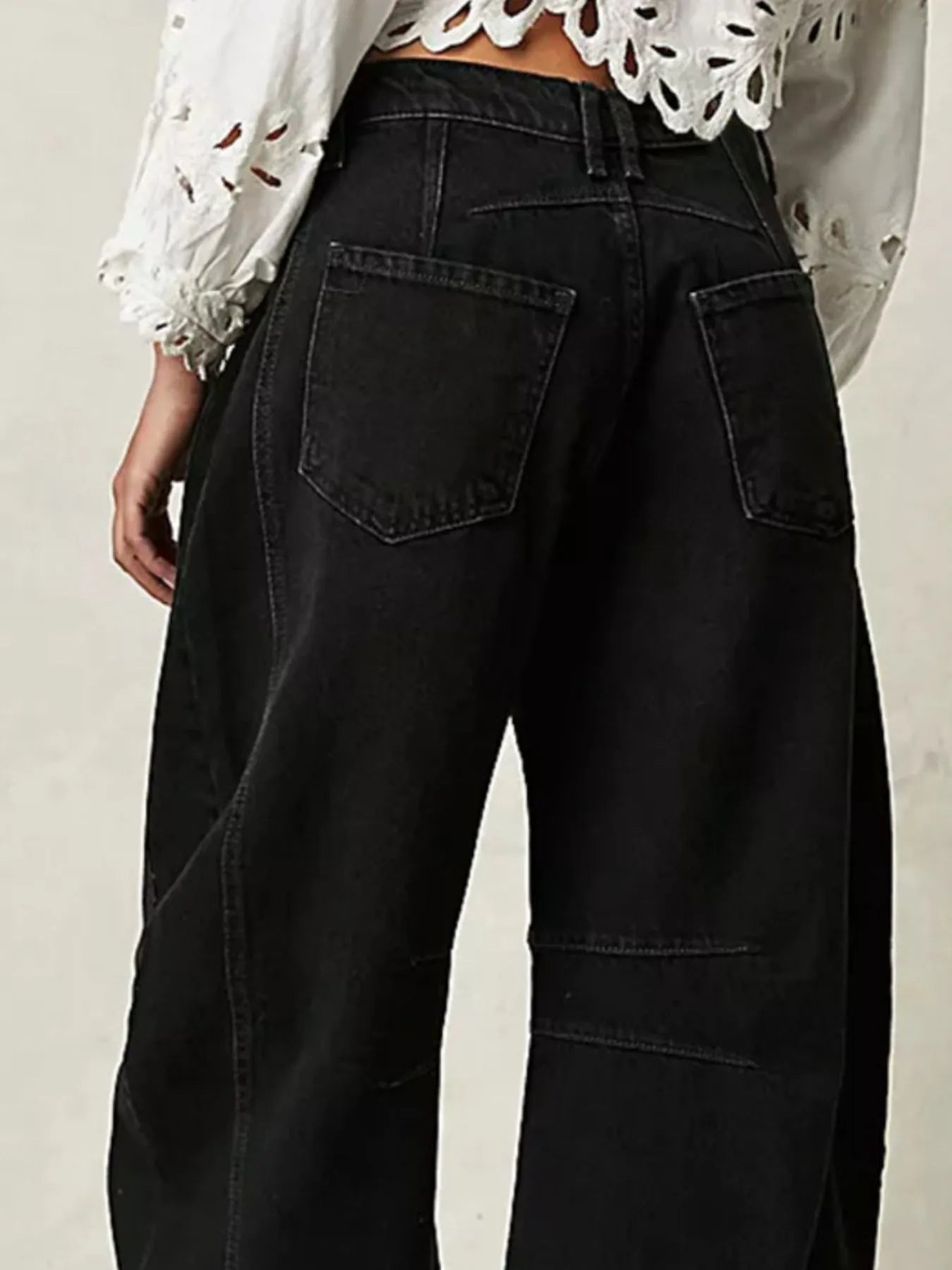 Wide Leg Relaxed Fit Jeans 