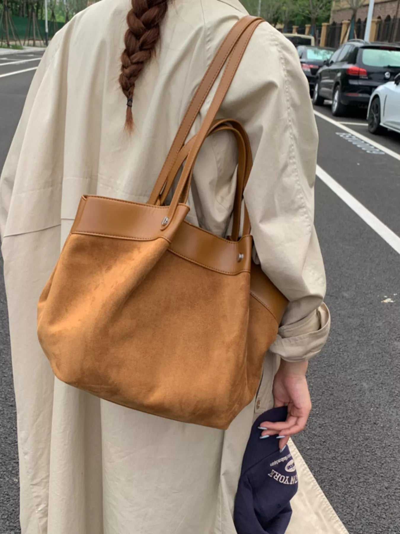 Lightweight Classic Color Tote Bag 