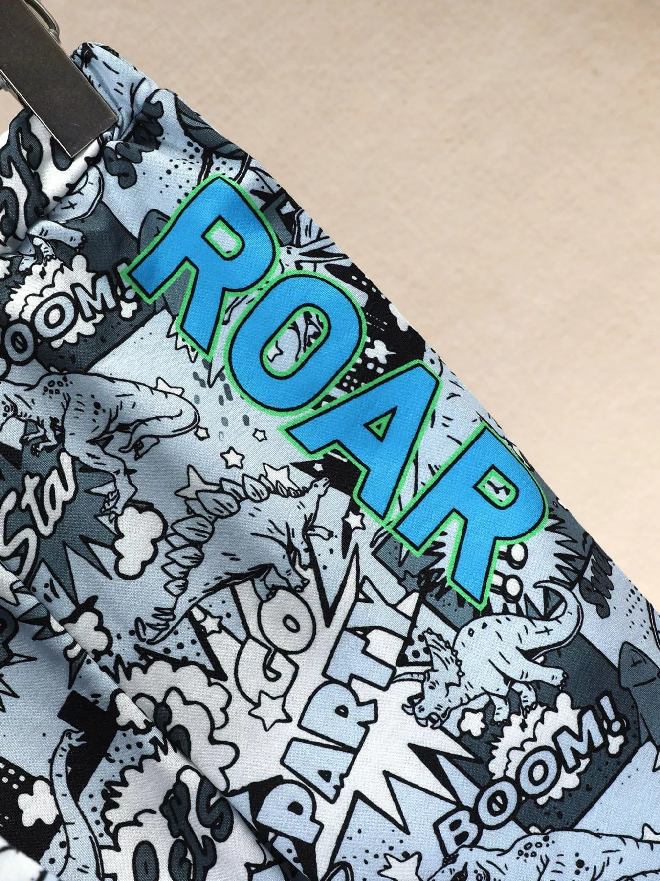 Children's Dinosaur Print Hoodie and Pants Set 