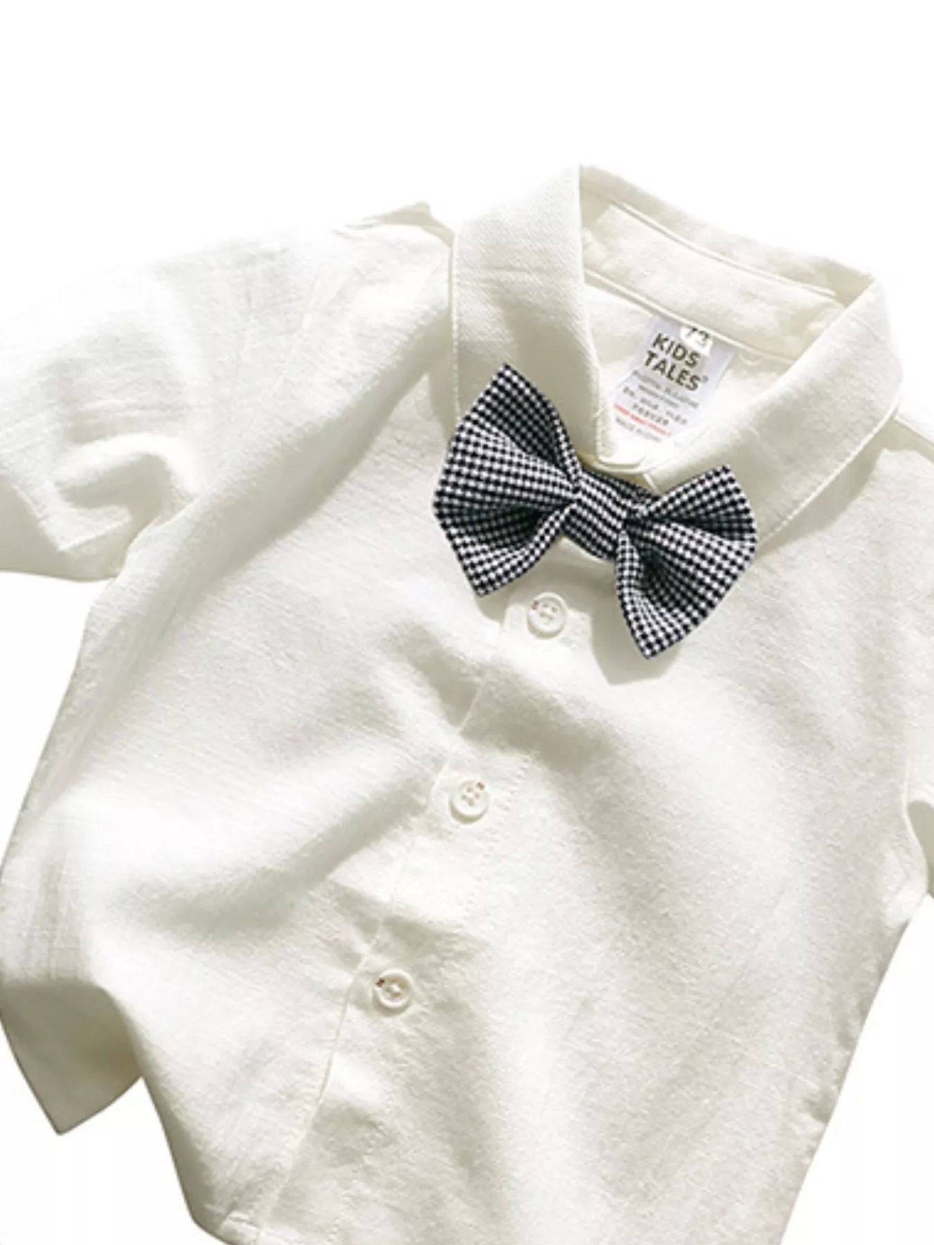 Children's Button Up Shirt and Overall Set 