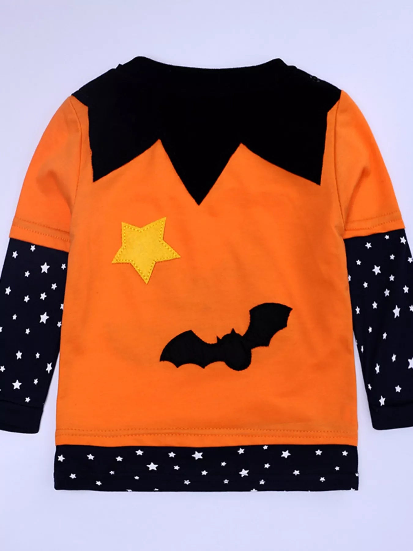 Children's Halloween Pumpkin Face Long Sleeve 4-Piece Set 