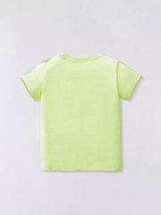 Children's Bunny Applique Short Sleeve T-Shirt 
