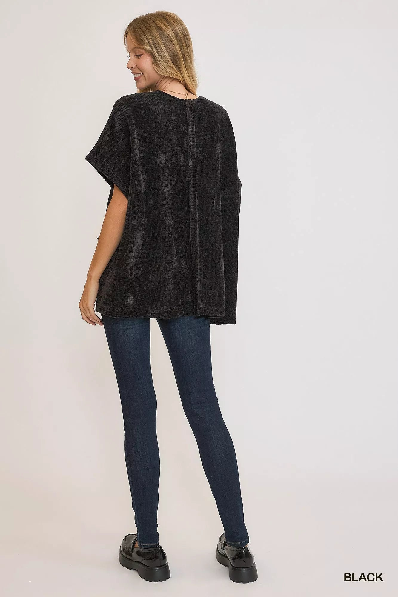 Umgee Open Front Knit Cardigan with Front Pockets 
