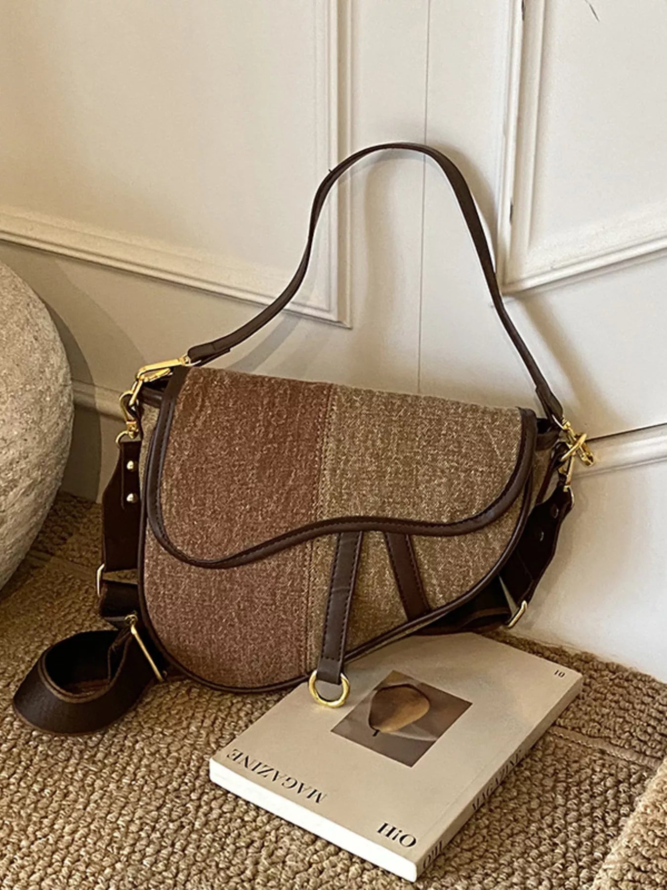 Adjustable Strap Crossbody Bag 