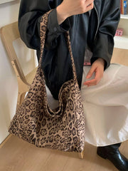 Leopard Print Tote Bag 