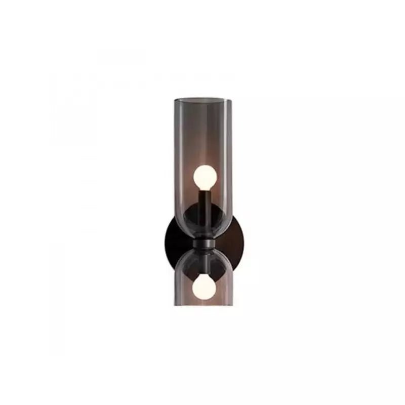 Elegant Double Glass Wall Light – Retro Design for Bedrooms and Living Areas 