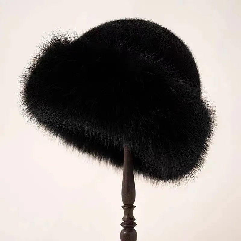 Elena Women's Fur Hat | Plush Vintage-Inspired Design for Winter 