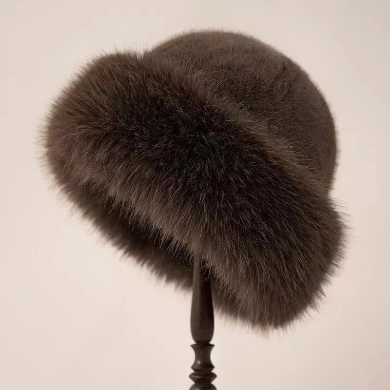 Elena Women's Fur Hat | Plush Vintage-Inspired Design for Winter 