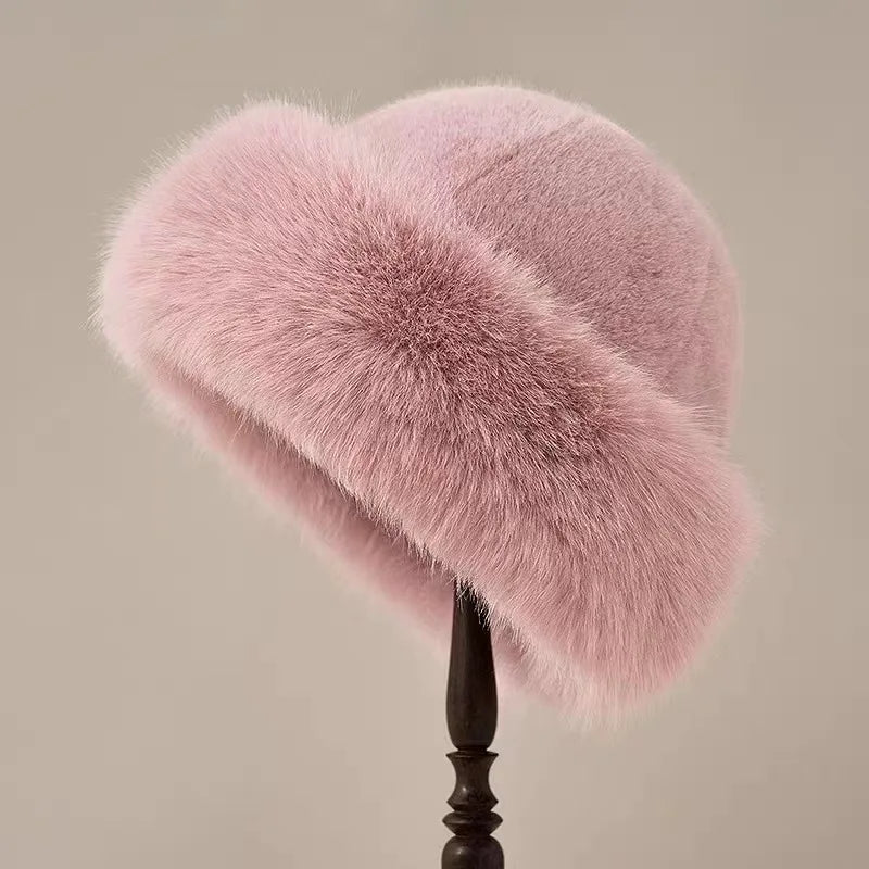 Elena Women's Fur Hat | Plush Vintage-Inspired Design for Winter 