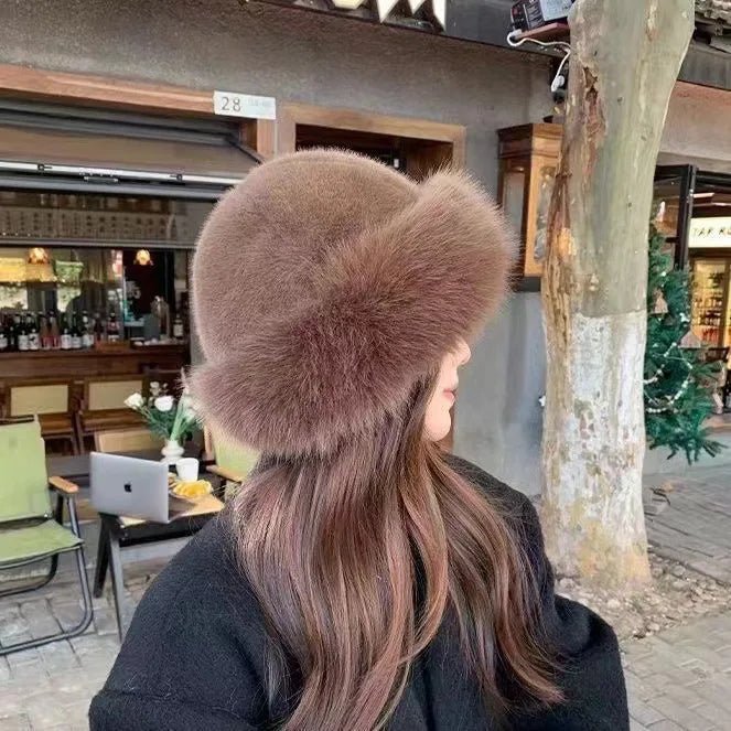 Elena Women's Fur Hat | Plush Vintage-Inspired Design for Winter 