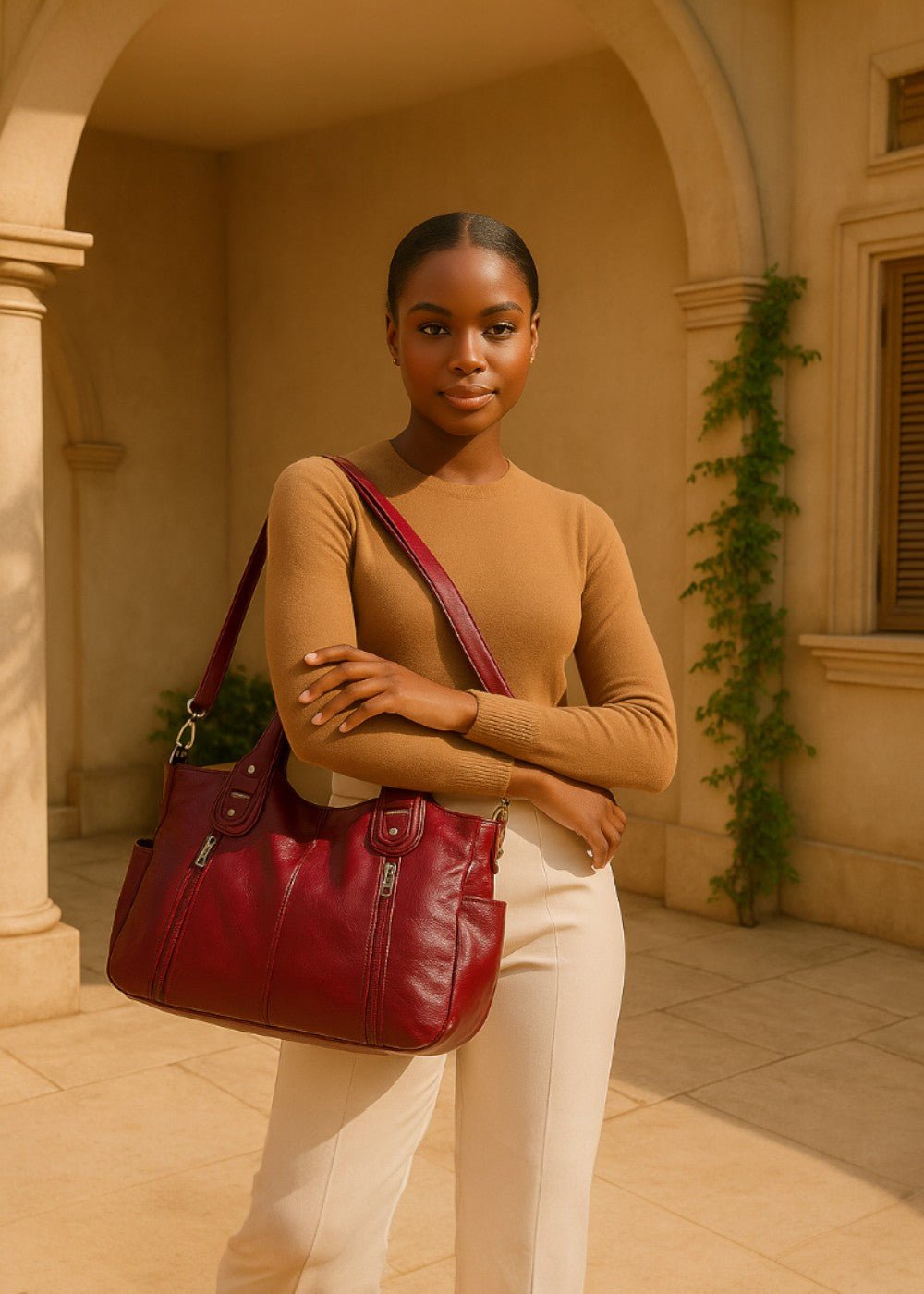 Evelyn Women's Tote Bag | Vegetable-Tanned Leather 