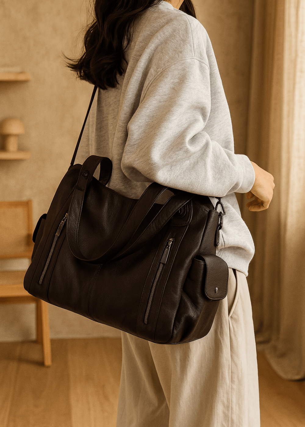 Evelyn Women's Tote Bag | Vegetable-Tanned Leather 