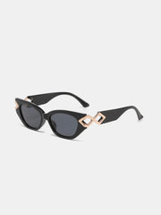Polycarbonate Frame Cat-Eye Sunglasses 