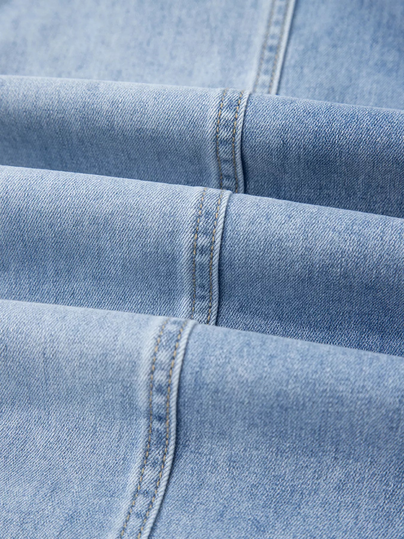 Wide Leg Drawstring Raw Hem Jeans 