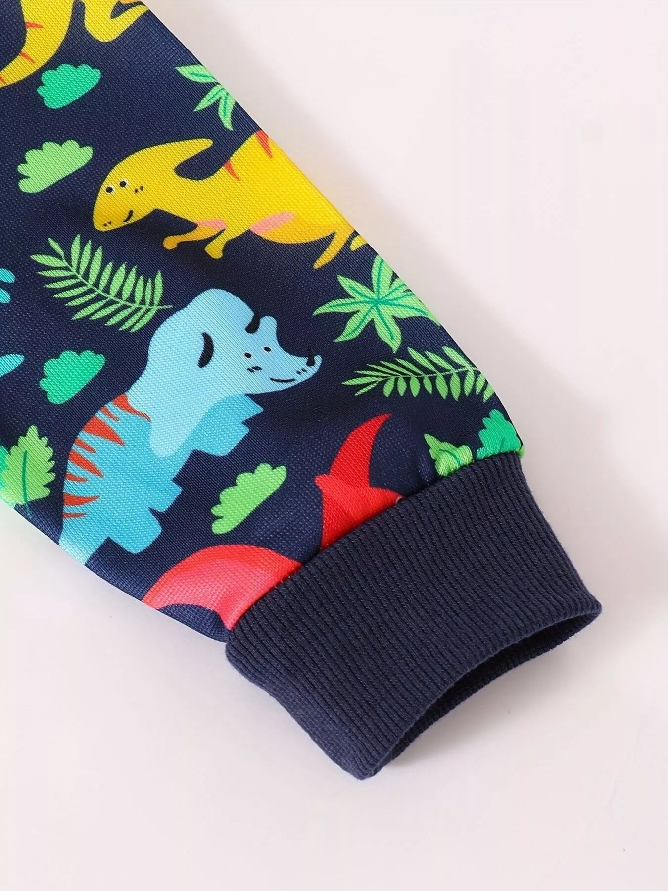 Children's Dinosaur Print Hoodie and Pants Set 