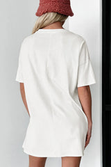 Lucky Clover Round Neck Short Sleeve T-Shirt 